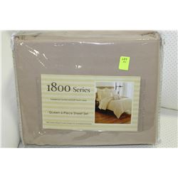 NEW QUEEN SIZE 6PC. DEEP POCKET SHEET SET