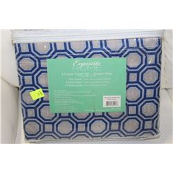 NEW QUEEN SIZE 4 PIECE SHEET SET