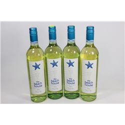 FOUR BOTTLES OF 2013 BEACH HOUSE SAUVIGNON BLANC