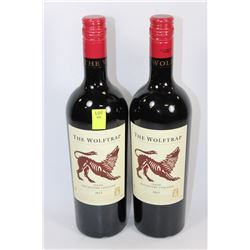 TWO BOTTLES OF 2013 WOLF TRAP RED WINE 14.5%