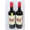 Image 1 : TWO BOTTLES OF 2013 WOLF TRAP RED WINE 14.5%