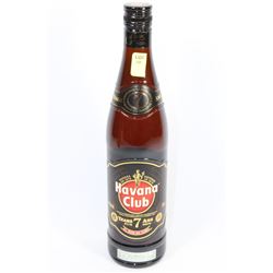 750ML BOTTLE OF HAVANA CLUB 7-YEAR RUM 40%