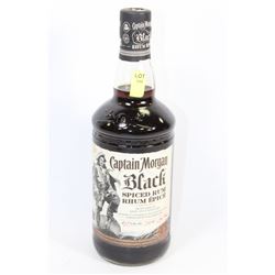 750ML BOTTLE OF CAPTAIN MORGAN BLACK SPICED RUM