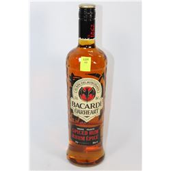 750ML BOTTLE OF BACARDI OAK HEART SPICED RUM 35%