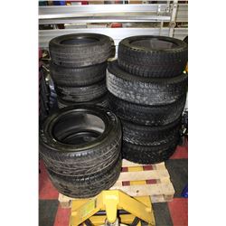 PALLET OF TIRES INCLUDES -