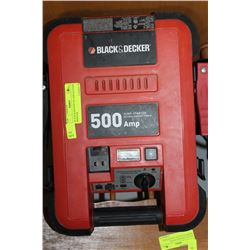 BLACK & DECKER 500 AMP BATTERY BOOSTER