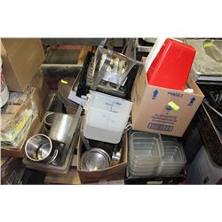 PALLET OF RESTAURANT COOKING SUPPLIES