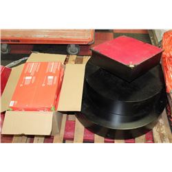 PALLET WITH DISPLAY STAND, PAPER