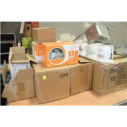 SMALL PALLET OF NEW ASSORTED POT LIGHTS