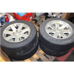 BRIDGESTONE TIRES & CHRYSLER RIMS