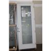 Image 1 : LARGE 8 FOOT WOOD DOOR WITH WINDOW