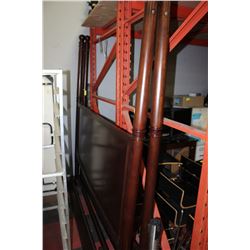 NEW WOOD KING SIZE 4 POST BEDFRAME