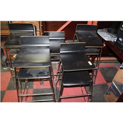 SET OF 10 STACKABLE BAR STOOLS