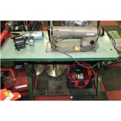 PFAFF INDUSTRIAL SEWING MACHINE WITH STAND &