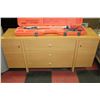 Image 1 : NEW 3-DRAWER 2-DOOR DRESSER (MINOR DAMAGE