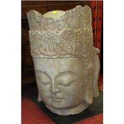 LARGE NATURAL STONE CARVED BUDDHA HEAD