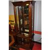 Image 1 : SOLID WOOD CURIO CABINET