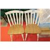 Image 1 : PAIR OF 2-TONE SLAT BACK CHAIRS