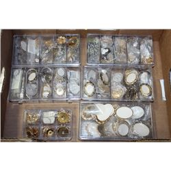 FLAT OF JEWELLERY CRAFTING SUPPLIES