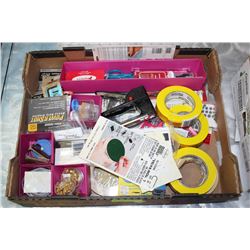 FLAT OF CRAFTING SUPPLIES