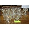 Image 1 : SET OF 10 CRYSTAL GLASSES