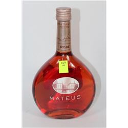 750ML BOTTLE OF MATEUS ROSE WINE 11%