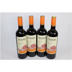 FOUR BOTTLES OF 750ML FETZER 2011 EAGLE PEAK