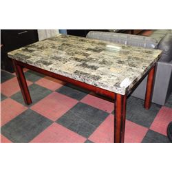 FAUX MARBLE KITCHEN TABLE
