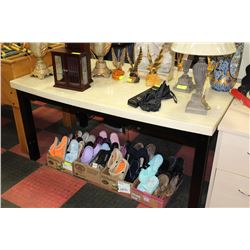 NEW TWO-TONE FAUX GRANITE KITCHEN TABLE