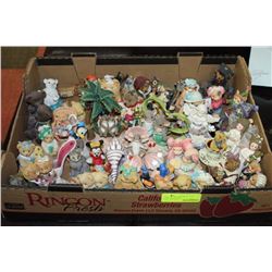 ESTATE BOX OF FIGURINES ON CHOICE