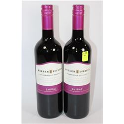 TWO 750ML BOTTLES OF PELLAR ESTATE CHIRAZ 13%