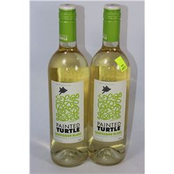 TWO BOTTLES OF PAINTED TURTLE SAUVIGNON BLANC