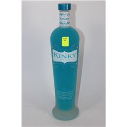 750ML BOTTLE OF KINKY COOL BLUE LIQUEUR 17%