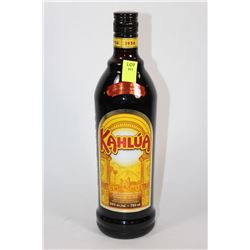 750ML BOTTLE OF KAHLUA COFFEE-FLAVOURED LIQUEUR