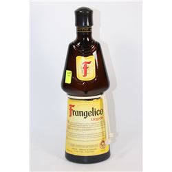 750ML BOTTLE OF FRANGELICO LIQUEUR 20%