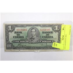 1937 CANADIAN $1 BILL