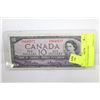 Image 1 : 1954 CANADIAN $10 BILL