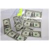Image 1 : 2006 U.S. 1 DOLLAR BANKNOTES X8