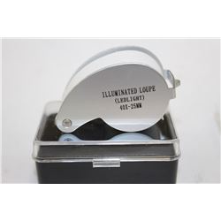 ILLUMINATED JEWELLER'S LOUPE