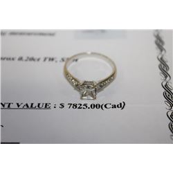 18KT WHITE GOLD DIAMOND RING