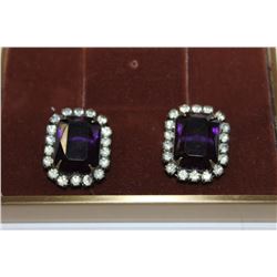 PAIR OF ESTATE EARRINGS