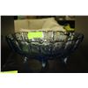 Image 1 : BLUE GLASS FRUIT BOWL