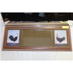 FRAMED ROOSTER MIRROR