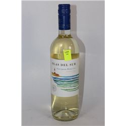 750ML BOTTLE OF OLAS DEL SUR 2014 SAUVIGNON BLANC