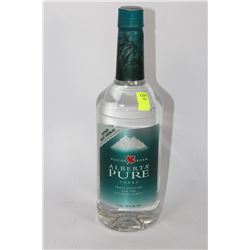 1.14L BOTTLE OF ALBERTA PURE VODKA 40%