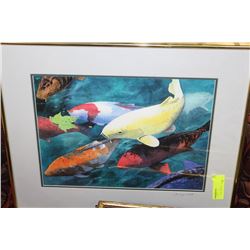 FRAMED FISH PRINT BY BARRY M. TATE