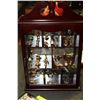 Image 1 : WALL HANGING DISPLAY CASE WITH MINIATURES