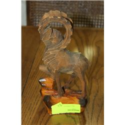 WOOD CARVED RAM