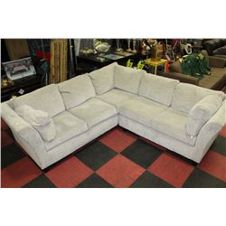 OFF-WHITE FABRIC SECTIONAL