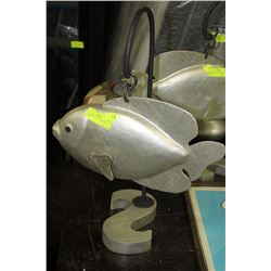 DECORATIVE FISH SILVER LEAF FINISH
